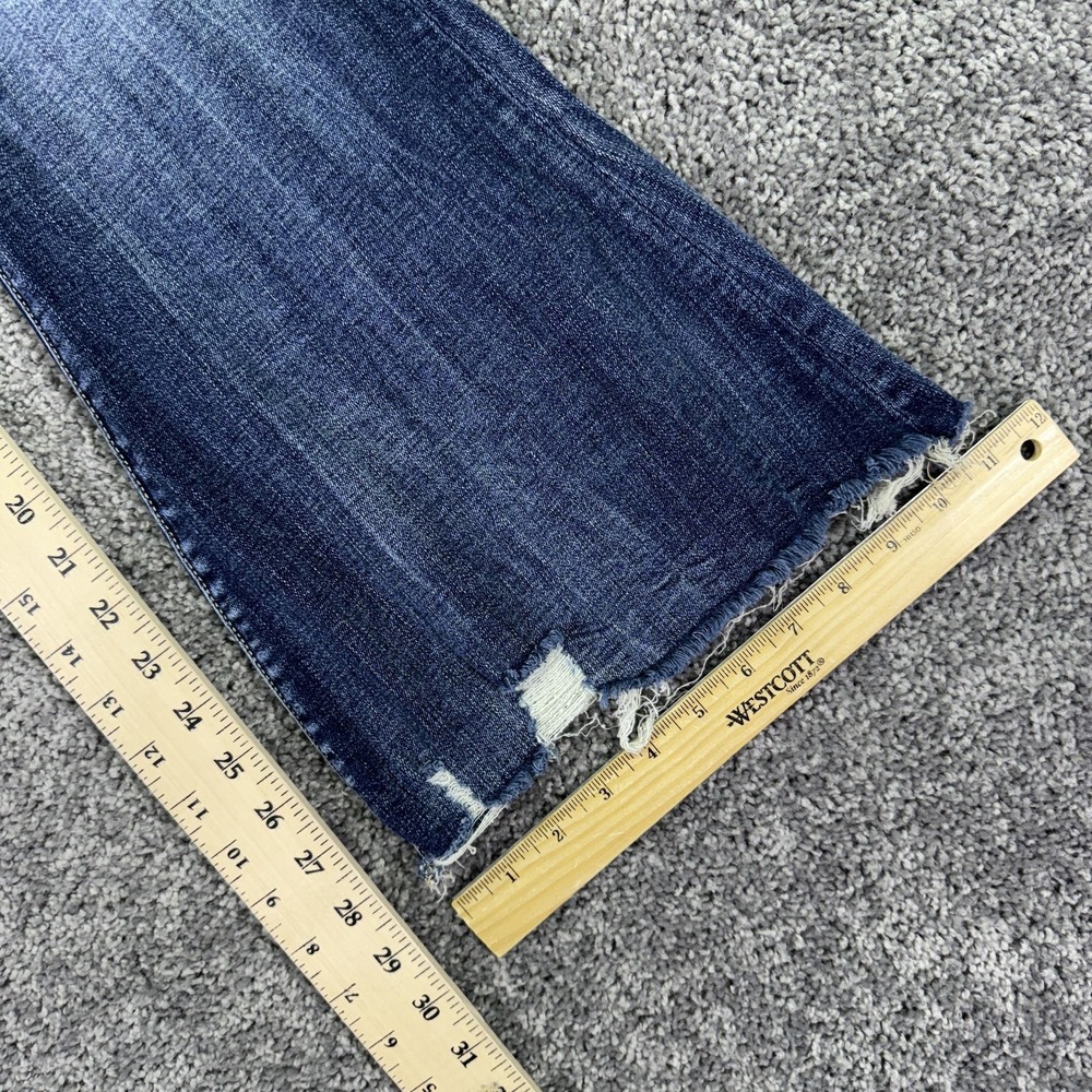 BKE Jeans Womens 25x29.5 Blue High Rise Parker Super Flare Stretch Denim Casual - Picture 5 of 7